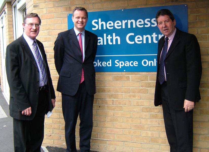 Campaigning for crossing at health centre